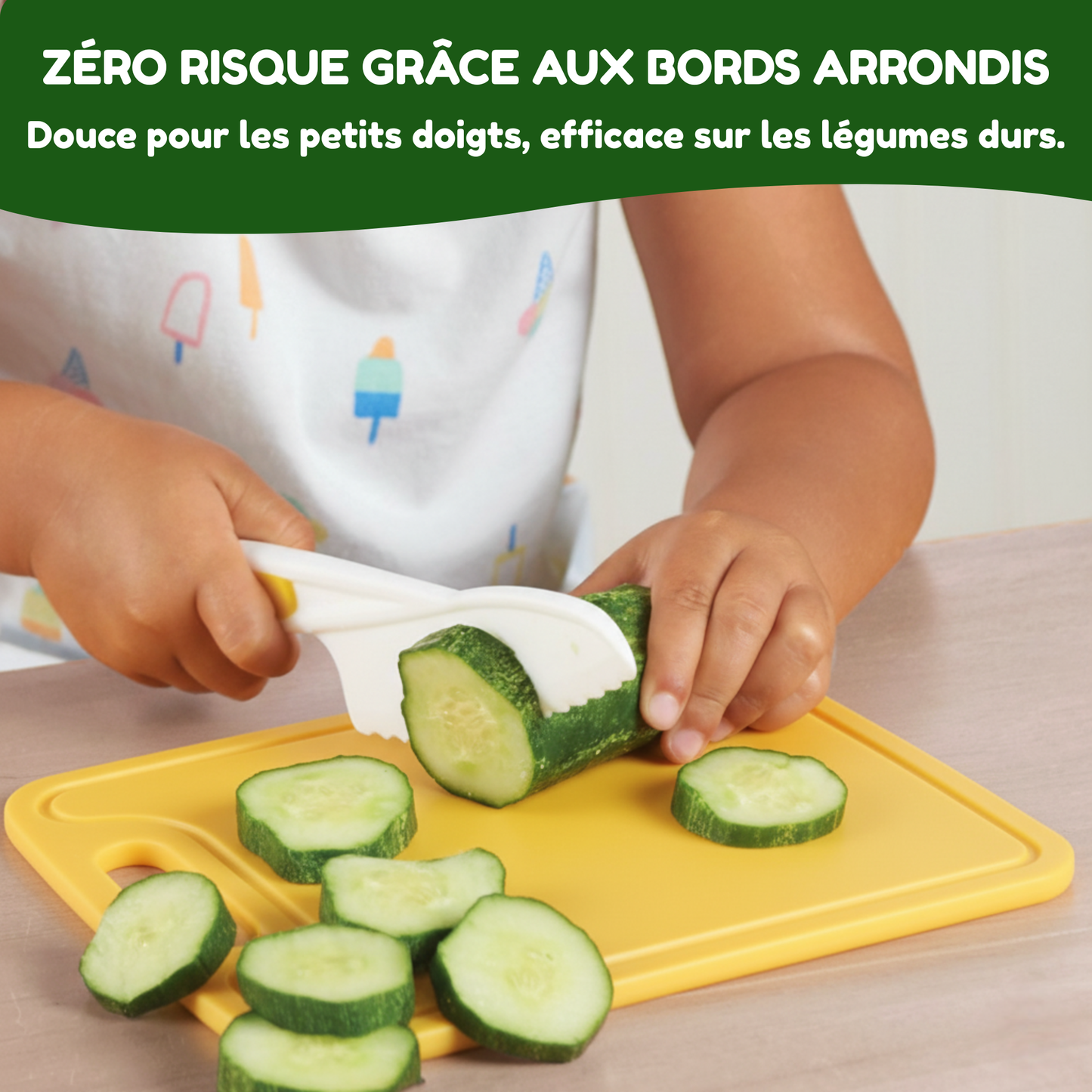 Set de cuisine Montessori pour enfants (13 pièces) - Rendez la cuisine amusante, sûre et facile !
