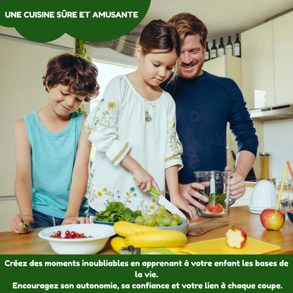 Set de cuisine Montessori pour enfants (13 pièces) - Rendez la cuisine amusante, sûre et facile !