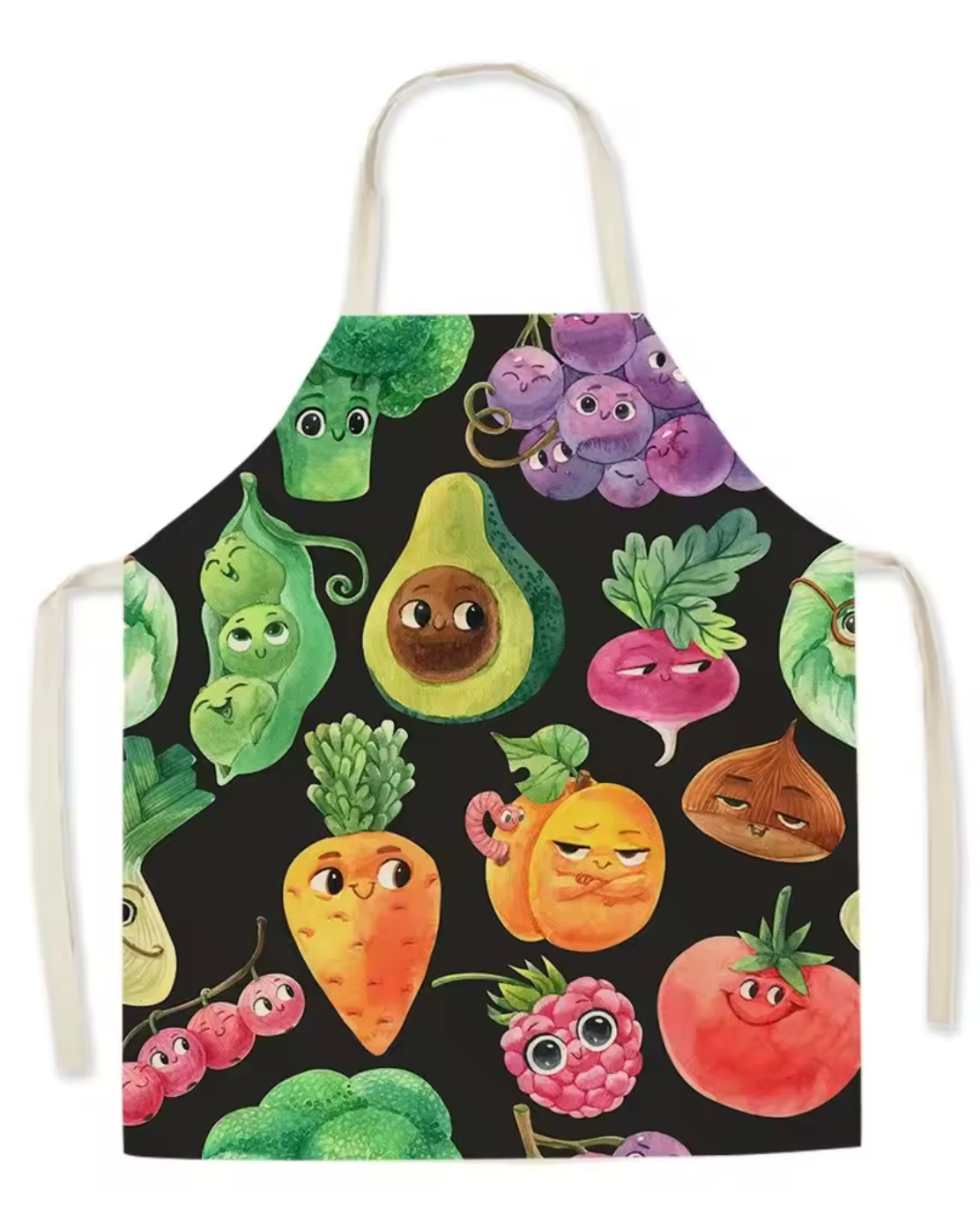 Tablier de cuisine "Fruits & Légumes" pour enfants