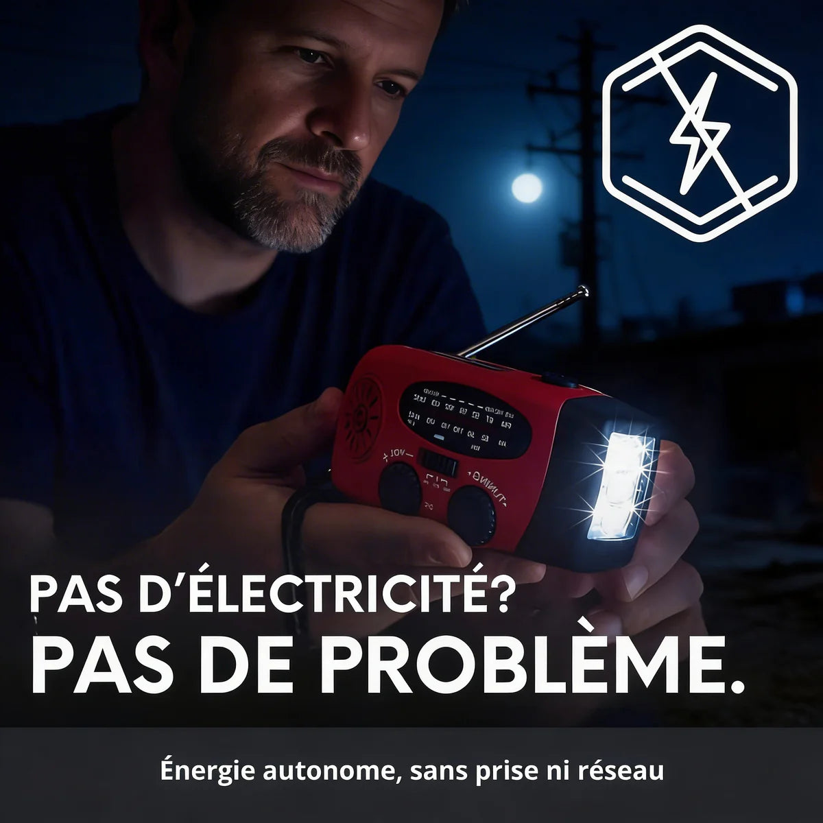 Alerte PRO - Radio d'urgence multifonction